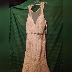 Cream Colored Gown Dress